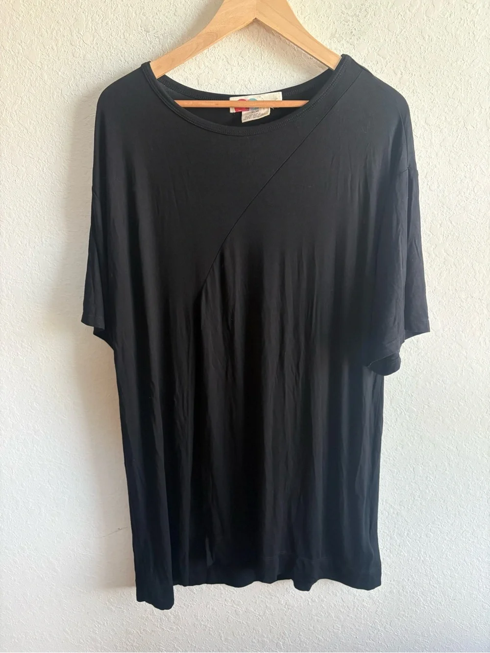 Free People Beach Blue Tunic/ Swim Coverup asymmetrical hem medium
